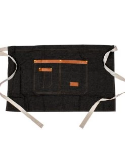 Cheap 🌟 Bars BarConic® Waist Apron - Black Denim 🌟