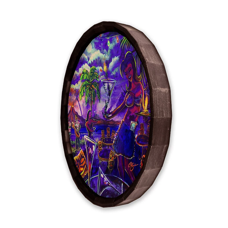 Top 10 🤩 Bars Wood Barrel Top Sign/Clock -Tiki Drink ✔️ 7 Top 10 🤩 Bars Wood Barrel Top Sign/Clock -Tiki Drink ✔️ - Image 5