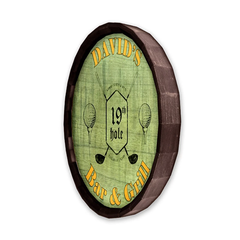 Top 10 ✨ Bars CUSTOM Golf Barrel Top Tavern Sign - 19th Hole 🤩 5 Top 10 ✨ Bars CUSTOM Golf Barrel Top Tavern Sign - 19th Hole 🤩 - Image 3