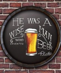 Budget 🔥 Bars Chalkboard Barrel Top Tavern Sign ❤️ -Outlet Bars Store BarrelTop StraightFlatView BARR SIGN CHALKwithSampleArt 800x