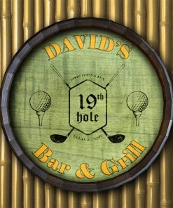 Top 10 ✨ Bars CUSTOM Golf Barrel Top Tavern Sign - 19th Hole 🤩 9 Top 10 ✨ Bars CUSTOM Golf Barrel Top Tavern Sign - 19th Hole 🤩 -Outlet Bars Store BarrelTop StraightFlatView LG BT KC BARR SIGN 19TH 800x