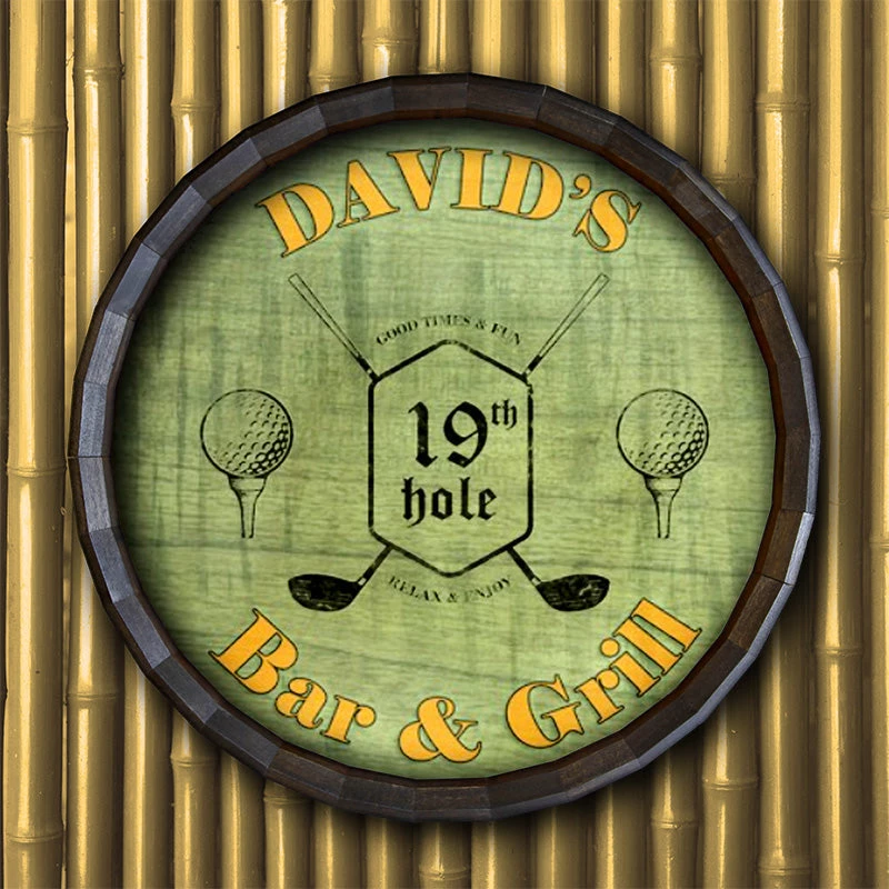 Top 10 ✨ Bars CUSTOM Golf Barrel Top Tavern Sign - 19th Hole 🤩 6 Top 10 ✨ Bars CUSTOM Golf Barrel Top Tavern Sign - 19th Hole 🤩 - Image 4