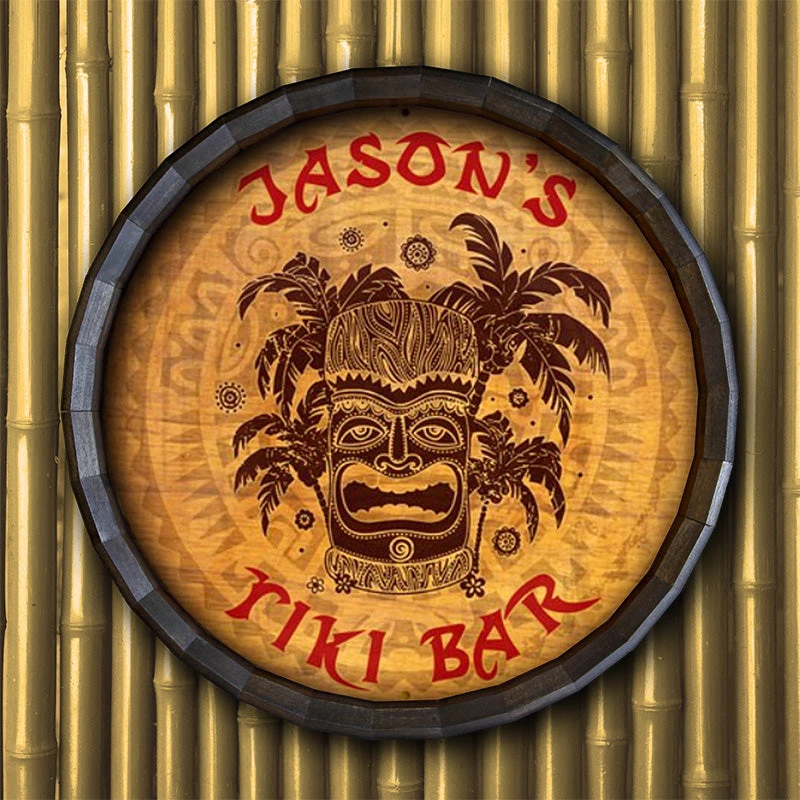 Top 10 π Bars Barrel Top Tavern Sign - Tiki Bar β 4 Top 10 π Bars Barrel Top Tavern Sign - Tiki Bar β - Image 2