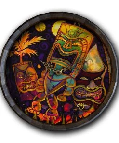 Brand new π Bars Wood Barrel Top Sign/Clock - Tiki Fire Night π 9 Brand new π Bars Wood Barrel Top Sign/Clock - Tiki Fire Night π -Outlet Bars Store BarrelTop StraightFlatView 0015 BT KC BARR CB FIREwithClock 800x