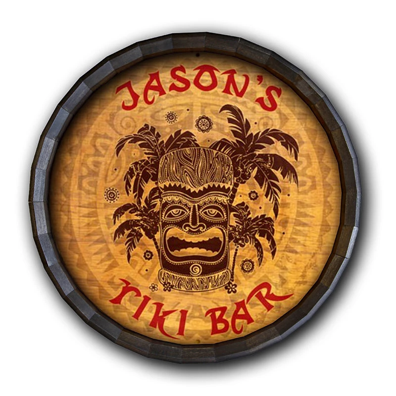 Top 10 π Bars Barrel Top Tavern Sign - Tiki Bar β 3 Top 10 π Bars Barrel Top Tavern Sign - Tiki Bar β