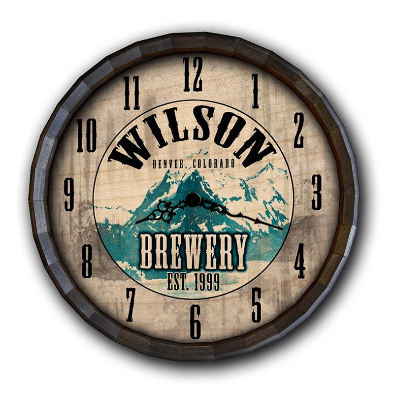 Best Pirce π Bars Brewery - Custom Wood Barrel Top Clock π 3 Best Pirce π Bars Brewery - Custom Wood Barrel Top Clock π