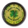 Best Pirce 🎁 Bars Custom Wood Barrel Top Clock – Irish Whiskey 🧨 -Outlet Bars Store BarrelTop StraightFlatView 0040 LG BARR CLOCK IRISH W 800x