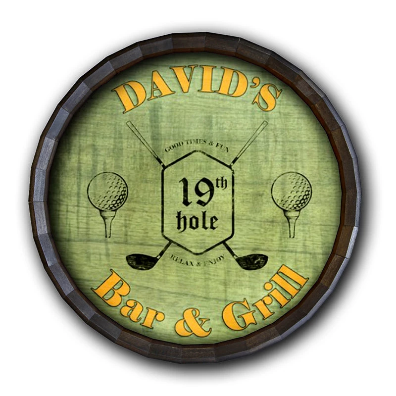 Top 10 ✨ Bars CUSTOM Golf Barrel Top Tavern Sign - 19th Hole 🤩 3 Top 10 ✨ Bars CUSTOM Golf Barrel Top Tavern Sign - 19th Hole 🤩