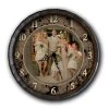 Cheapest 🥰 Bars CUSTOMIZE - Rustic Wooden Clock - Family Theme - Multiple Sizes 👍 -Outlet Bars Store BarrelTop StraightFlatView 0043 LG AYN CLOCK FAMILY 800x