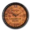 Discount 🔥 Bars Custom Wood Barrel Top Clock – Caribbean Rum 😍