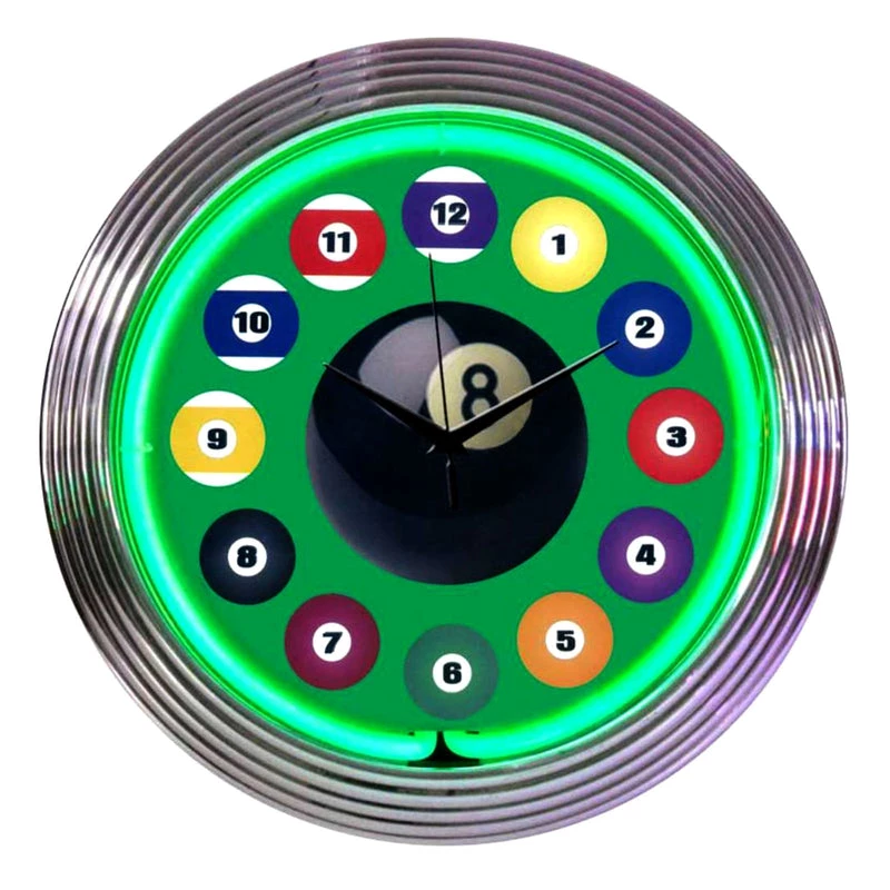 Cheapest β¨ Bars Billiard Ball Neon Clock - 15" Diameter π 3 Cheapest β¨ Bars Billiard Ball Neon Clock - 15" Diameter π