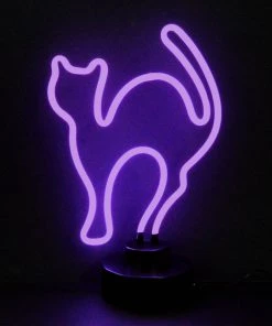 Best deal 🥰 Bars Neon Sign - Purple Cat 🎁