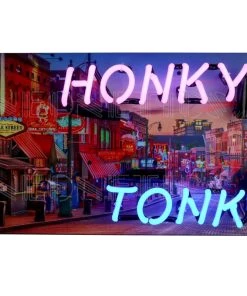Best Pirce ⌛ Bars Honky Tonk Neon Sign 🔔