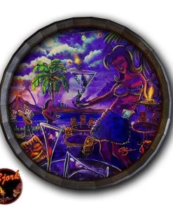 Top 10 🤩 Bars Wood Barrel Top Sign/Clock -Tiki Drink ✔️