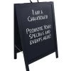 Coupon β¨ Bars A-Frame Sidewalk Chalkboard Sign β Double Sided - Black Wood Frame π 1 Coupon β¨ Bars A-Frame Sidewalk Chalkboard Sign β Double Sided - Black Wood Frame π -Outlet Bars Store a frame sign black finish angle 800x