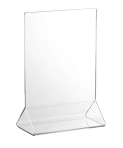 Best Pirce 🤩 Bars 4" X 6" Acrylic Tabletop Menu Card Holder 🔥