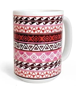 Top 10 ๐ Bars Ceramic Mugs - Aztec Pattern - Color Variants - 15 Oz ๐ 15 Top 10 ๐ Bars Ceramic Mugs - Aztec Pattern - Color Variants - 15 Oz ๐ -Outlet Bars Store aztec mug bpc pnk 800x