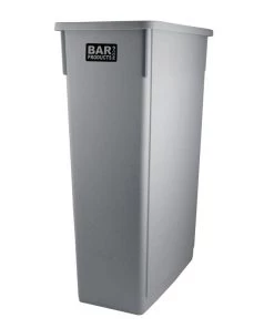 Best Pirce 🛒 Bars 23 Gal Plastic Space Saver Trash Can 🎁
