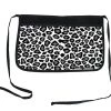 Outlet 🎉 Bars Two-Pocket Kolorcoat™ Server Apron - Leopard 🛒 -Outlet Bars Store blk gray leopard waitress apron 800x