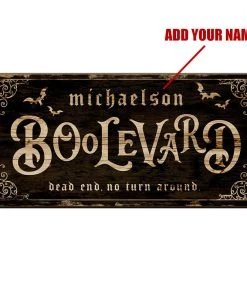 Coupon 🤩 Bars BOOLEVARD - CUSTOMIZABLE Large Vintage Wooden 💀 Halloween Sign - 11 3/4" X 23 3/4" 🎁 -Outlet Bars Store boolevard halloween wood sign1 800x