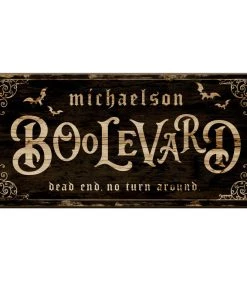 Coupon 🤩 Bars BOOLEVARD - CUSTOMIZABLE Large Vintage Wooden 💀 Halloween Sign - 11 3/4" X 23 3/4" 🎁