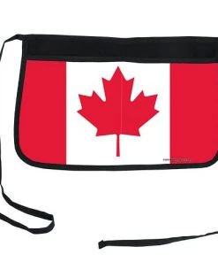 New ⭐ Bars Two-Pocket Kolorcoat™ Server Apron - Flags Of The World 👍 -Outlet Bars Store canada flag 2 pocket waitress apron 800x