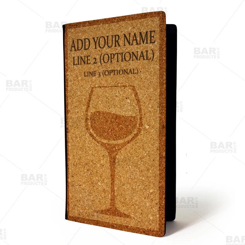 Promo π Bars ADD YOUR NAME - Wine Cork Check Presenter β 3 Promo π Bars ADD YOUR NAME - Wine Cork Check Presenter β