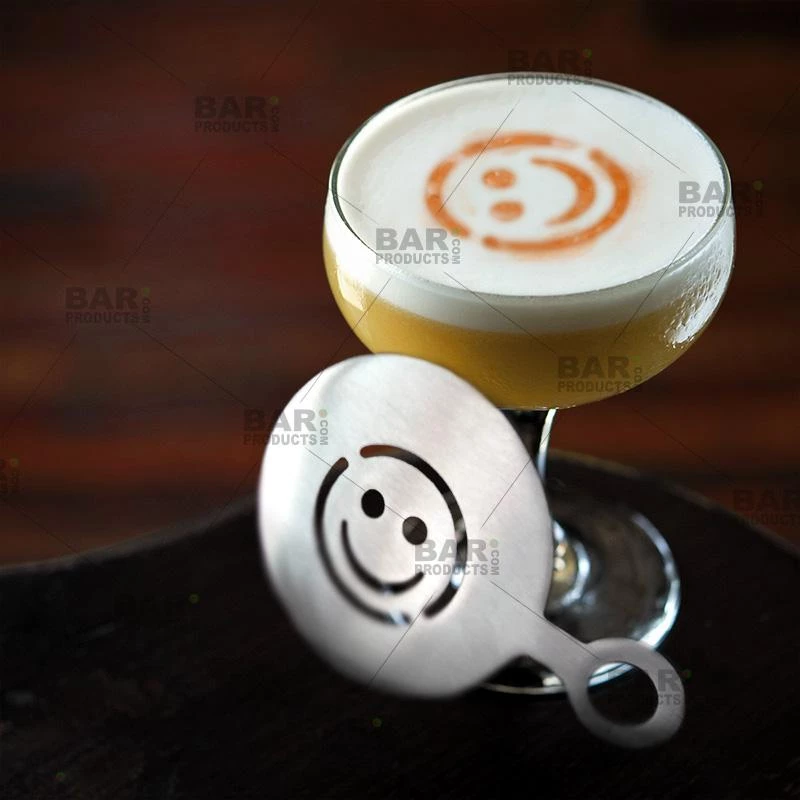 Outlet ✨ Bars BarConic® 4 Pack Stainless Steel Cocktail Stencils 🤩 4 Outlet ✨ Bars BarConic® 4 Pack Stainless Steel Cocktail Stencils 🤩 - Image 2