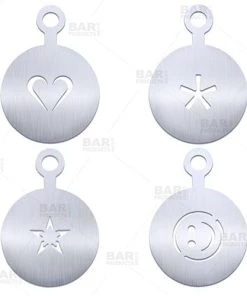 Outlet ✨ Bars BarConic® 4 Pack Stainless Steel Cocktail Stencils 🤩