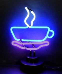Best Sale 👏 Bars Neon Sign - Coffee Cup 🔔