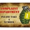 Best Pirce 🌟 Bars Complaint Department Wood Bar Sign ⭐ -Outlet Bars Store complaint department tavern bar sign 800x
