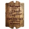 Best reviews of 🛒 Bars Tavern Shaped Wood Bar Sign - Couple That Drinks Together - CUSTOMIZABLE 😍