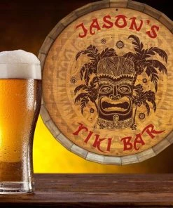 Top 10 π Bars Barrel Top Tavern Sign - Tiki Bar β 9 Top 10 π Bars Barrel Top Tavern Sign - Tiki Bar β -Outlet Bars Store custom add name tiki bar barrel wall 800x