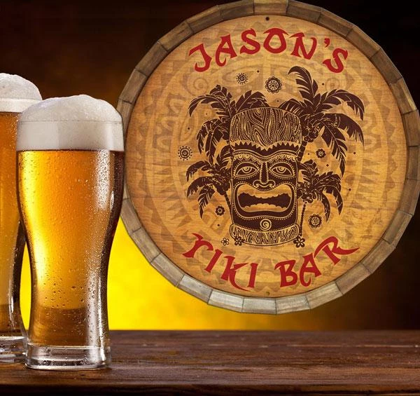 Top 10 π Bars Barrel Top Tavern Sign - Tiki Bar β 6 Top 10 π Bars Barrel Top Tavern Sign - Tiki Bar β - Image 4