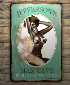 Outlet 😉 Bars Vintage Metal Bar Sign - 12" X 18" - CUSTOMIZABLE Man Cave 🤩 -Outlet Bars Store custom metal bar sign vintage man cave1 800x
