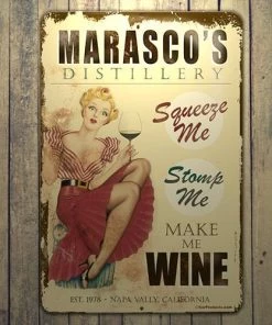 Best Pirce 👍 Bars Vintage Metal Bar Sign - 12" X 18" - CUSTOMIZABLE Wine Distillery ✨ 7 Best Pirce 👍 Bars Vintage Metal Bar Sign - 12" X 18" - CUSTOMIZABLE Wine Distillery ✨ -Outlet Bars Store custom metal bar sign vintage wine1 800x