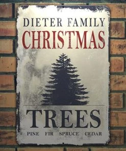 Top 10 😀 Bars Vintage Metal Bar Sign - 12" X 18" - CUSTOMIZABLE 🎄 Christmas Tree 🔥 -Outlet Bars Store custom metal bar sign vintage xmas1 800x