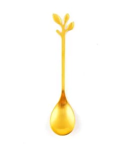 Top 10 🎁 Bars Demi Leaf Spoon (Stainless Steel Or Gold) 💯