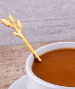 Outlet Bars Store -Outlet Bars Store demi leaf spoon gold scene2 800x