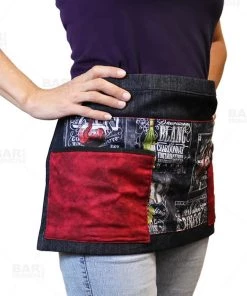 Cheapest 🔥 Bars Wine Pattern Designer Apron With 5 Compartments 👍 -Outlet Bars Store designer apron wine pattern bpc 800 800x