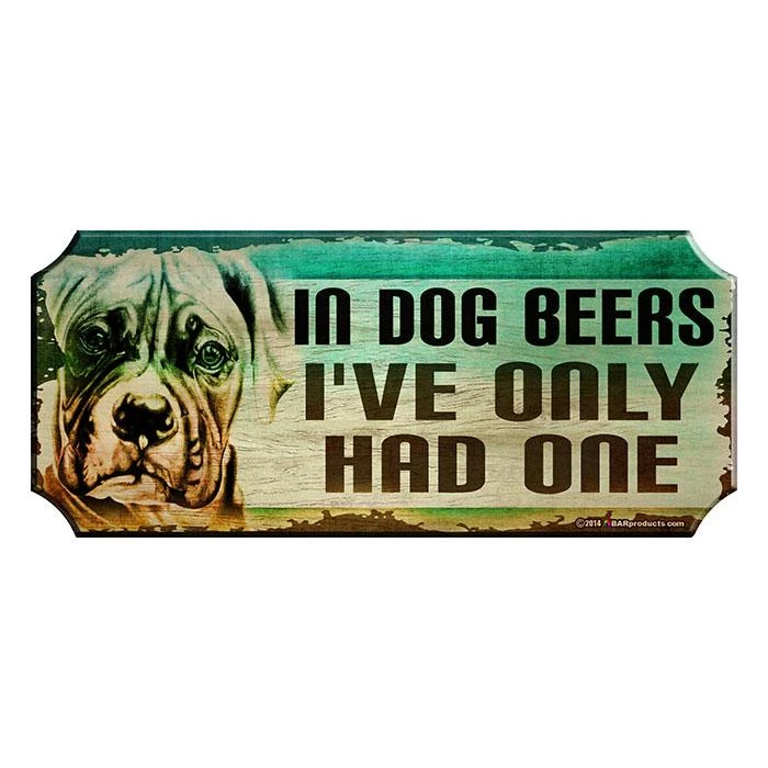 Cheap 🤩 Bars In 🐶 Dog Beers - Wood Plaque Kolorcoat™ Bar Sign 🥰 3 Cheap 🤩 Bars In 🐶 Dog Beers - Wood Plaque Kolorcoat™ Bar Sign 🥰