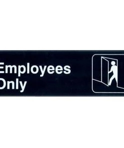 Buy 😍 Bars "Employees Only" Sign - 9" X 3" 😉