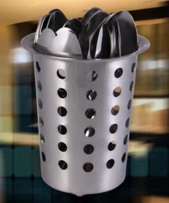Coupon 💯 Bars Stainless Steel Flatware Cylinder 😀