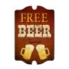 Outlet 🎁 Bars Free Beer Tomorrow Wood Bar Sign 😀 -Outlet Bars Store free beer tomorrow wood frame sign 800x