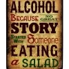 Cheapest ❤️ Bars ALCOHOL Wood Plaque Bar Sign 💯 -Outlet Bars Store good story alcohol tavern sign 800x