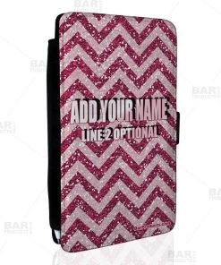 Cheap ❤️ Bars ADD YOUR NAME - Glitter Zig Zag Guest Check Pad Holder 😍