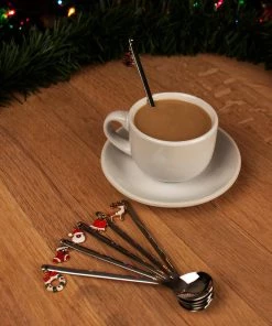 Top 10 ⭐ Bars Demi Spoon Set - Holiday Themed ⌛ -Outlet Bars Store holiday spoon set scene2 800x