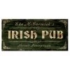 Cheap ⌛ Bars IRISH PUB - CUSTOMIZABLE Large Vintage Wooden Bar Sign - 11 3/4" X 23 3/4" 😉 -Outlet Bars Store irish pub large wood plank sign 800 800x