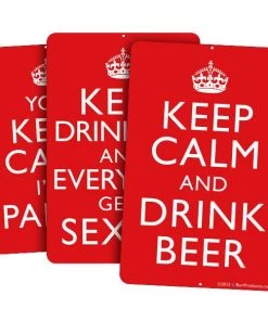 Cheap 🎉 Bars Kolorcoat™ Metal Bar Sign - Keep Calm ⌛