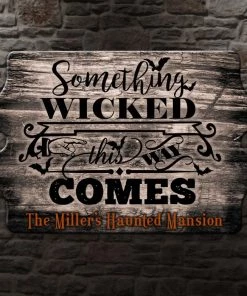 Budget ⭐ Bars Something Wicked - Custom Tavern Shaped Wood Bar Sign 🛒 -Outlet Bars Store lg sign plq tav wicked add your name frame sign wicked wall 800x